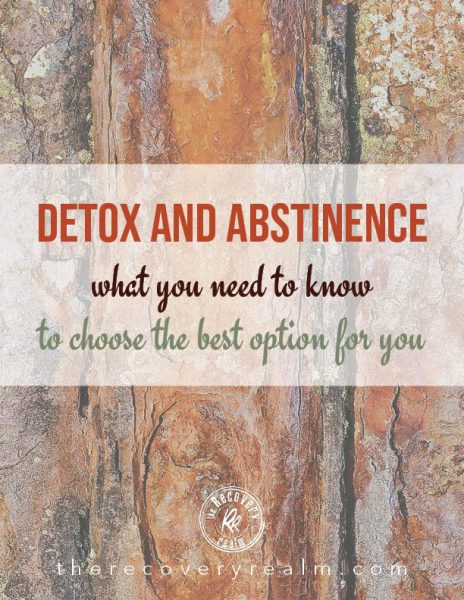 detox and abstinence cover image
