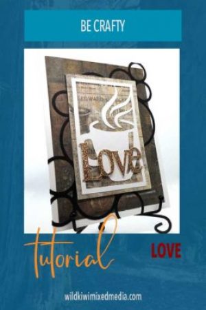 PIN for love and coffee cup card